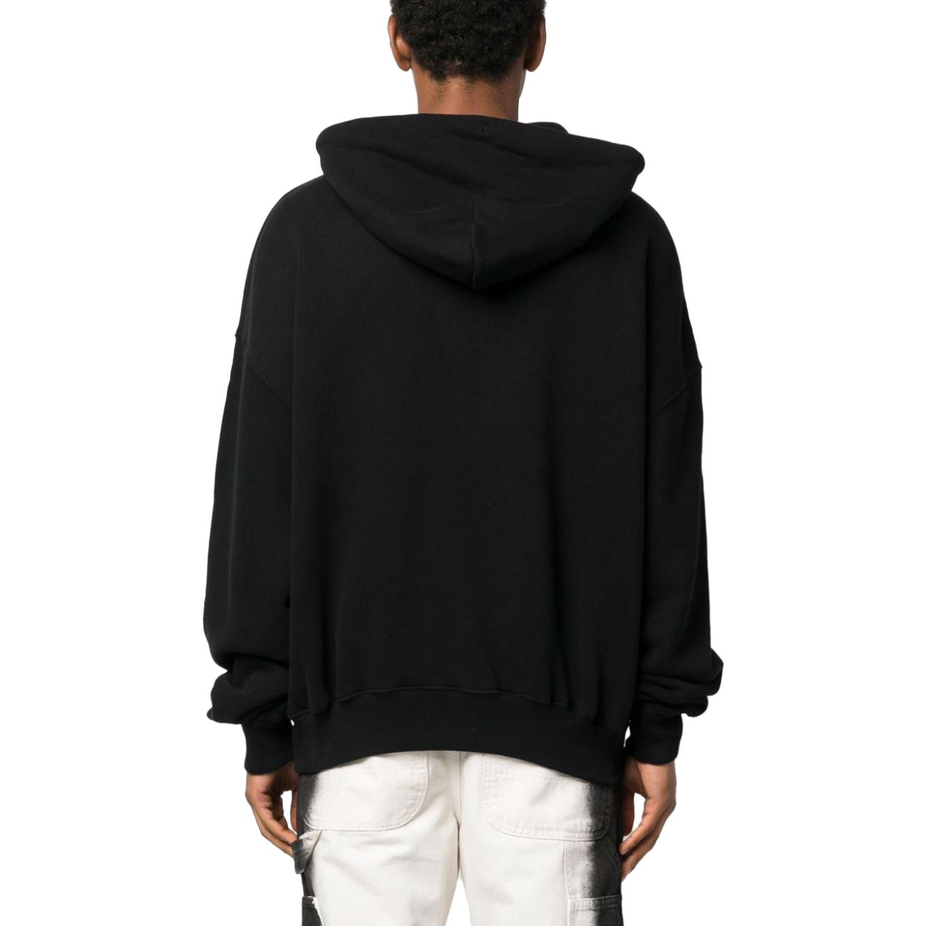 OFF-WHITE  Black Letter Print Pullover Hoodie OMBB118F23FLE0021001 圖 4