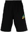 Order OFF-WHITE 黑色标志印花休闲剪裁短裤 OMCI006S23FLE0021084