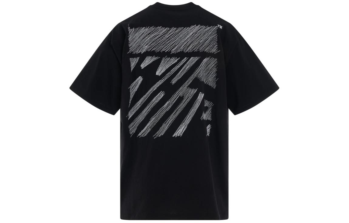 Order OFF-WHITE 黑色Logo印花短袖T恤 OMAA038S23JER0071001