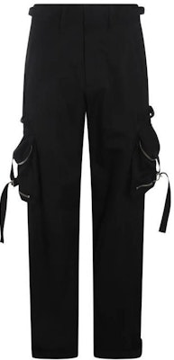 OFF-WHITE 黑色拉链直筒工装裤常规版型 OMCF041C99FAB0011000 Buy OFF-WHITE 黑色拉链直筒工装裤常规版型 OMCF041C99FAB0011000