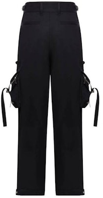 OFF-WHITE 黑色拉链直筒工装裤常规版型 OMCF041C99FAB0011000 Lookbook OFF-WHITE 黑色拉链直筒工装裤常规版型 OMCF041C99FAB0011000