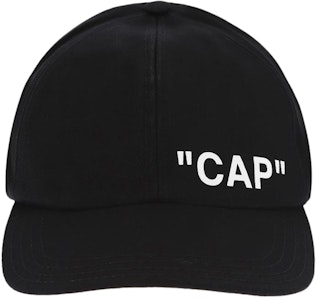 Topi Off-White "CAP" Quote Hitam/Putih Buy Topi Off-White "CAP" Quote Hitam/Putih