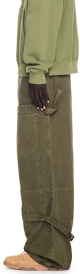 OFF-WHITE 拉鍊拼接工裝長褲 橄欖綠. OMCE044F24FAB0015800 Purchase OFF-WHITE 拉鍊拼接工裝長褲 橄欖綠. OMCE044F24FAB0015800