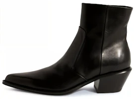 Off-White 'Cobra Texan Black Leather Boots' OMID018F23LEA0011010 Off-White 'Cobra Texan Black Leather Boots' OMID018F23LEA0011010
