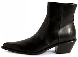Off-White 'Cobra Texan Black Leather Boots' OMID018F23LEA0011010 Off-White 'Cobra Texan Black Leather Boots' OMID018F23LEA0011010