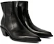 Lookbook Off-White Bottes en Cuir Noir ''Cobra Texan''. OMID018F23LEA0011010