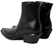 Shop Off-White Bottes en Cuir Noir ''Cobra Texan''. OMID018F23LEA0011010