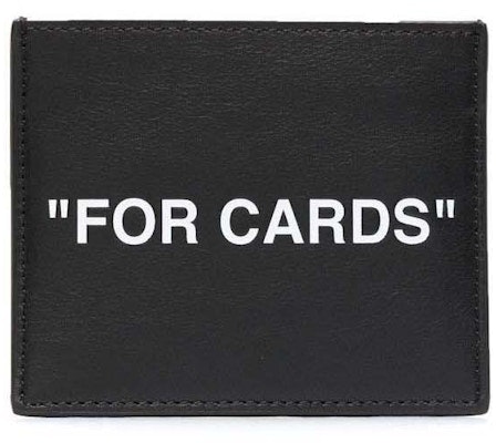 Off-White "FOR CARDS" Card Holder Black Buy Off-White "FOR CARDS" Card Holder Black