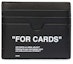 Order Off-White "FOR CARDS" Card Holder Black