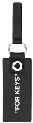 OFF-WHITE「FOR KEYS」名言印花鑰匙圈 黑色/白色 Buy OFF-WHITE「FOR KEYS」名言印花鑰匙圈 黑色/白色