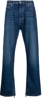 OFF-WHITE 高腰宽松直筒牛仔裤 蓝色 OMYA177F23DEN0024400 Buy OFF-WHITE 高腰宽松直筒牛仔裤 蓝色 OMYA177F23DEN0024400