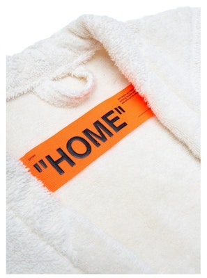 Off-White "Home" Bathrobe White/Ice Grey Lookbook Off-White "Home" Bathrobe White/Ice Grey