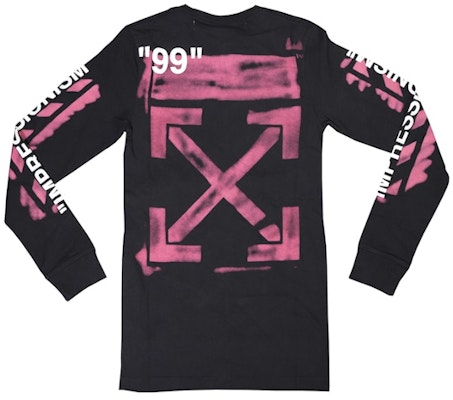 Off-White 'Impressionism' Diag Stencil Baju Lengan Panjang Hitam Order Off-White 'Impressionism' Diag Stencil Baju Lengan Panjang Hitam
