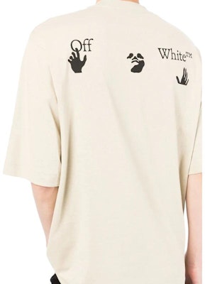 OFF-WHITE Logo Print Crewneck T-Shirt Light Brown. OMAA119S22JER0021710 Shop OFF-WHITE Logo Print Crewneck T-Shirt Light Brown. OMAA119S22JER0021710