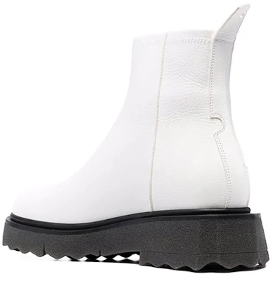 Off-White 'Boot Hak Tebal Kulit Putih' OMID004F21LEA0010145 Lookbook Off-White 'Boot Hak Tebal Kulit Putih' OMID004F21LEA0010145