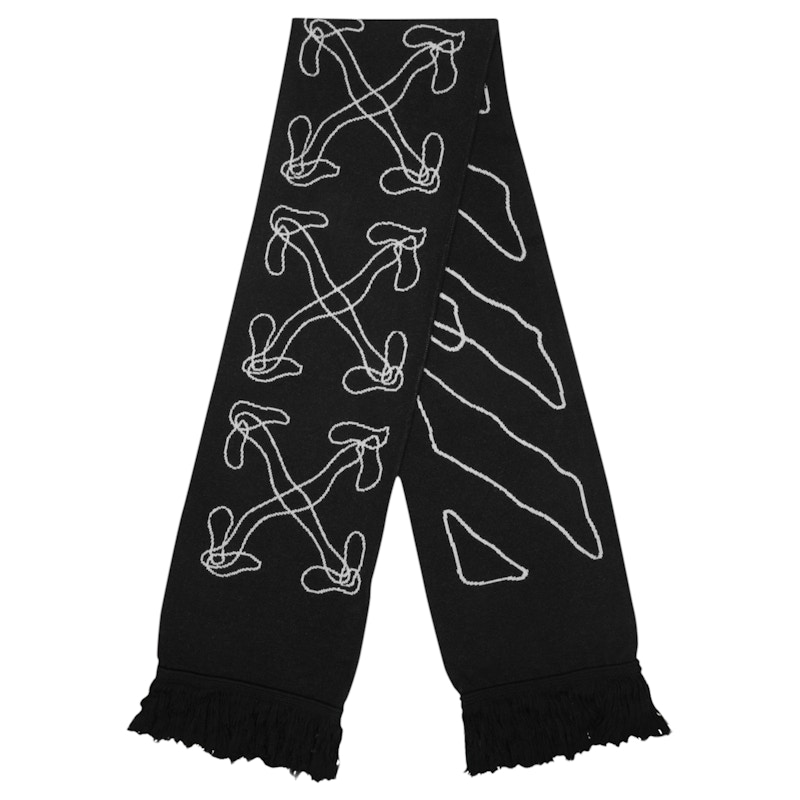 Buy Bufanda Off-White Abstract Arrow Negro/Blanco