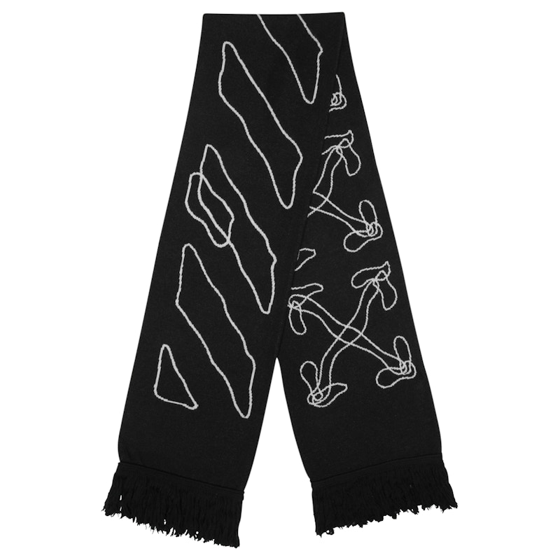 Order Bufanda Off-White Abstract Arrow Negro/Blanco