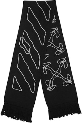 Bufanda Off-White Abstract Arrow Negro/Blanco Order Bufanda Off-White Abstract Arrow Negro/Blanco