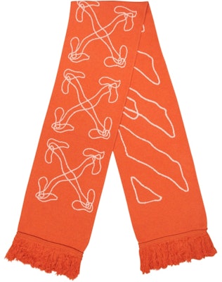 Off-White Selendang Panah Abstrak Jingga/Putih Buy Off-White Selendang Panah Abstrak Jingga/Putih