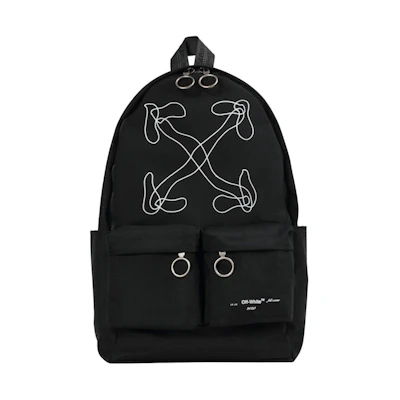 OFF-WHITE Abstract Arrows Backpack Black White