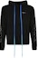 Buy Sudadera con Capucha Off-White Flechas Abstractas Bordadas Negro/Blanco