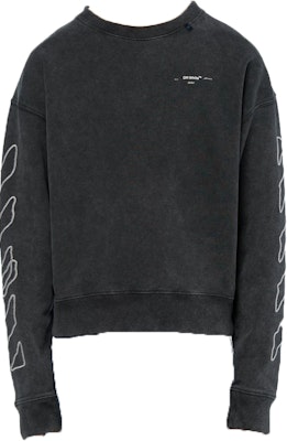 Off-White Abstract Arrows Embroidered Sweatshirt Black/White Buy Off-White Abstract Arrows Embroidered Sweatshirt Black/White