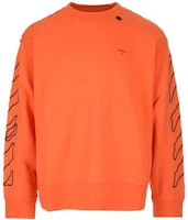 Off-White Abstract Arrows Embroidered Sweatshirt Orange/Black Off-White Abstract Arrows Embroidered Sweatshirt Orange/Black