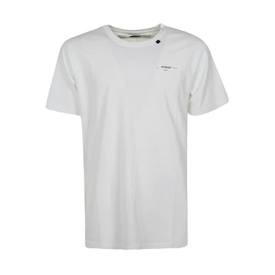 Off-White Abstract Arrows Embroidered T-Shirt White/Black