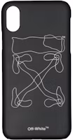Off-White Abstract Arrows iPhone XS Max Case Black/White Off-White Abstract Arrows iPhone XS Max Case Black/White
