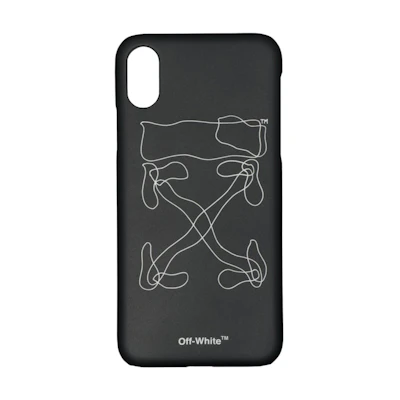 Off-White Abstract Arrows iPhone XS Max Case Black/White