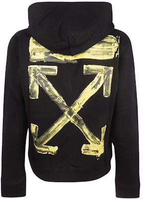 Off-White Acrylic Arrows Hoodie Black/Yellow Order Off-White Acrylic Arrows Hoodie Black/Yellow