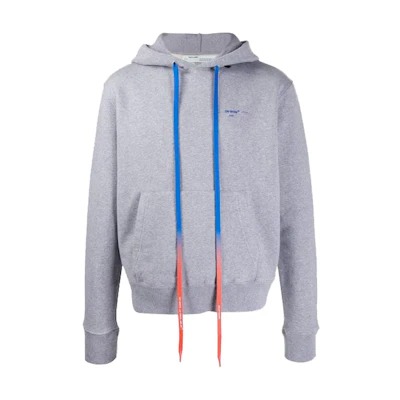 Off-White Acrylic Arrows Hoodie Grey/Blue
