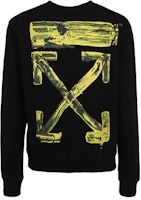 OFF-WHITE Acrylic Arrows Slim Crewneck Sweatshirt Black OMBA025F19E300101060 OFF-WHITE Acrylic Arrows Slim Crewneck Sweatshirt Black OMBA025F19E300101060