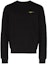 Lookbook OFF-WHITE Acrylic Arrows Slim Crewneck Sweatshirt Black OMBA025F19E300101060