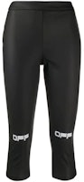 Off-White Active Nylon Capri Pants Black/White Off-White Active Nylon Capri Pants Black/White