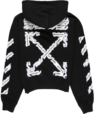 Off-White Airport Tape Arrows Diag Over Hoodie Black/Multicolor Order Off-White Airport Tape Arrows Diag Over Hoodie Black/Multicolor