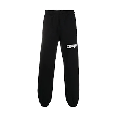 Off-White Airport Tape Long Sweatpants Black/Beige