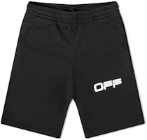 Off-White Airport Tape Sweatshort Black/Multicolor Off-White Airport Tape Sweatshort Black/Multicolor