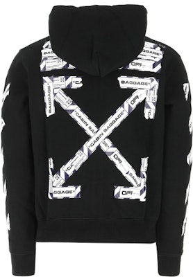 Off-White Airport Tape Zip Up Hoodie Black Buy Off-White Airport Tape Zip Up Hoodie Black