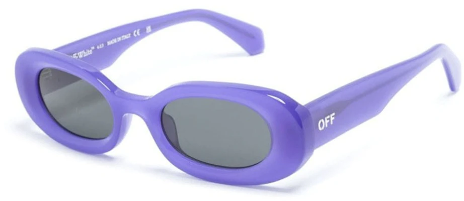 OFF-WHITE 阿馬菲紫色/灰色橢圓形太陽眼鏡 (OERI087F23PLA0013707) Buy OFF-WHITE 阿馬菲紫色/灰色橢圓形太陽眼鏡 (OERI087F23PLA0013707)