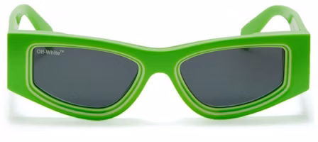 OFF-WHITE Andy Square Sunglasses Green/Grey (OERI047F22PLA0015907) OFF-WHITE Andy Square Sunglasses Green/Grey (OERI047F22PLA0015907)