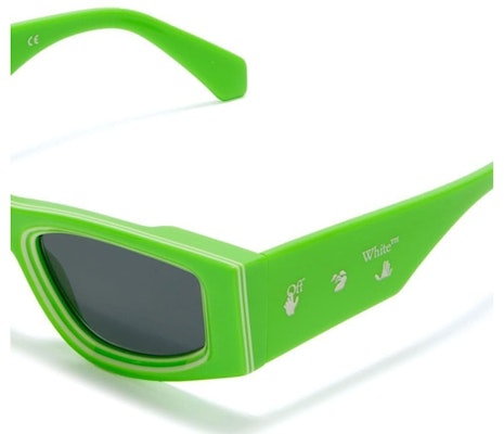 OFF-WHITE Andy Square Sunglasses Green/Grey (OERI047F22PLA0015907) Order OFF-WHITE Andy Square Sunglasses Green/Grey (OERI047F22PLA0015907)