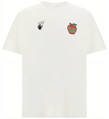 Camiseta Blanca Off-White Apple Arrow Print. OMAA038S21JER0150125 Order Camiseta Blanca Off-White Apple Arrow Print. OMAA038S21JER0150125
