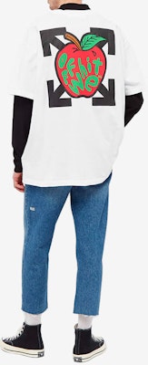 Camiseta Blanca Off-White Apple Arrow Print. OMAA038S21JER0150125 Purchase Camiseta Blanca Off-White Apple Arrow Print. OMAA038S21JER0150125