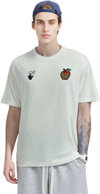 Camiseta Blanca Off-White Apple Arrow Print. OMAA038S21JER0150125 Details for Camiseta Blanca Off-White Apple Arrow Print. OMAA038S21JER0150125