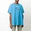 Shop OFF-WHITE Arachno Arrow Kaos Biru Muda Loose Fit OMAA038S201850013088