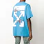 Purchase OFF-WHITE Arachno Arrow Kaos Biru Muda Loose Fit OMAA038S201850013088