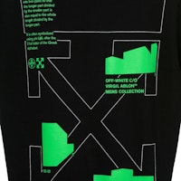 黑色/亮綠色Off-White拱形Incompiuto連帽衫 Lookbook 黑色/亮綠色Off-White拱形Incompiuto連帽衫