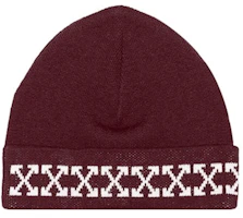 Off-White Arrow Beanie Bordeaux Off-White Arrow Beanie Bordeaux