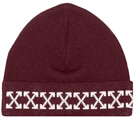 Off-White Arrow Beanie Bordeaux Buy Off-White Arrow Beanie Bordeaux